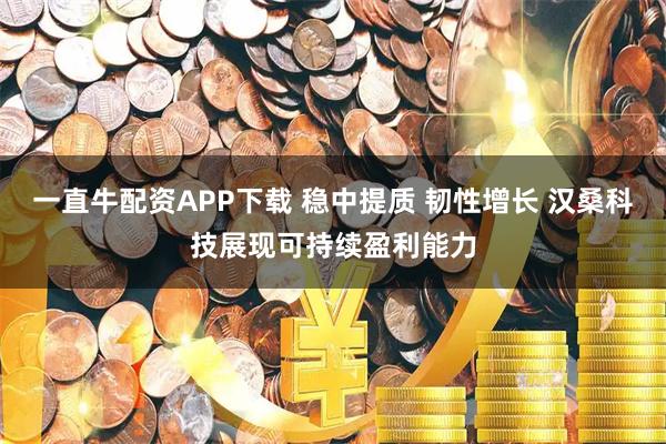 一直牛配资APP下载 稳中提质 韧性增长 汉桑科技展现可持续盈利能力